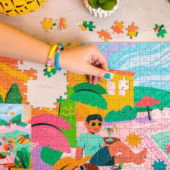 NEW Kess de.bored Palm Springs Jigsaw Puzzle, 500 piece - Picture 4 of 8